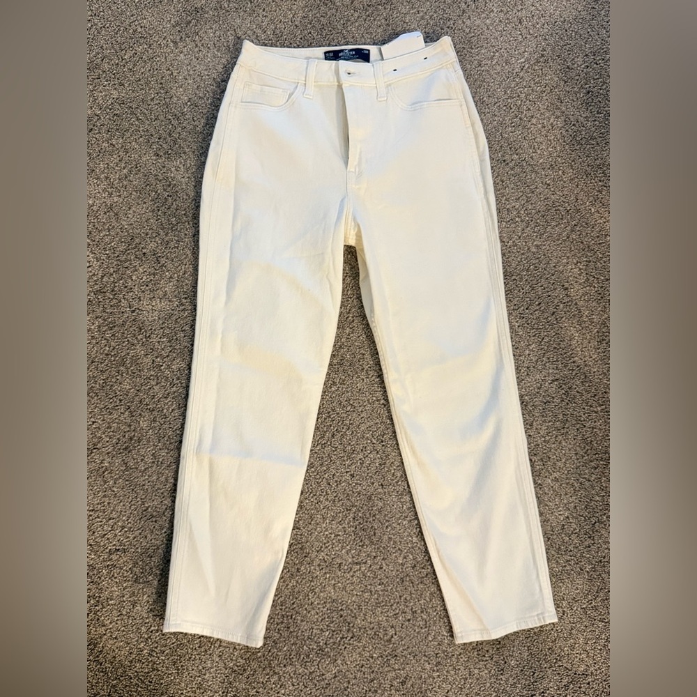 Hollister -W28R- mom jeans - brand new - color white